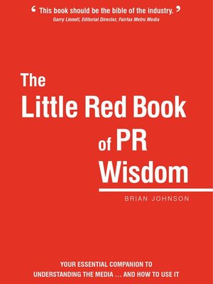 cover image of The Little Red Book of PR Wisdom